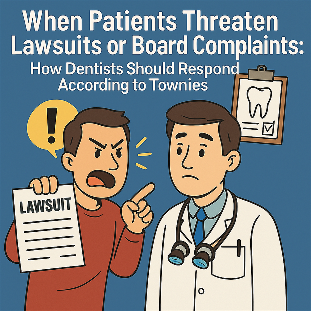 When Patients Threaten Lawsuits or Board Complaints